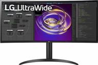 🖥️ the ultimate lg 34wp85c-b 34 inch curved monitor: adjustable, flicker-free, 3440x1440p, stunning hd display logo