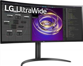 img 2 attached to 🖥️ The Ultimate LG 34WP85C-B 34 Inch Curved Monitor: Adjustable, Flicker-Free, 3440x1440P, Stunning HD Display