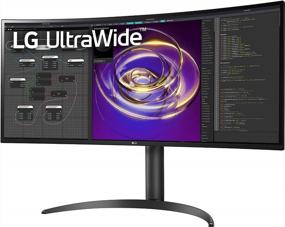 img 3 attached to 🖥️ The Ultimate LG 34WP85C-B 34 Inch Curved Monitor: Adjustable, Flicker-Free, 3440x1440P, Stunning HD Display