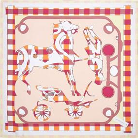 img 3 attached to Small Square Women'S Silk Scarf: Corciova 21 X 21 Satin Bandana In 100% Real Mulberry Silk
