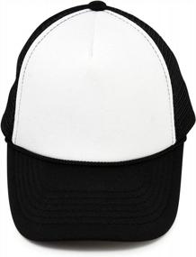 img 2 attached to Adjustable Extra Small Trucker Cap For Baby Girls And Boys - DALIX Infant Kids Hat With Improved SEO