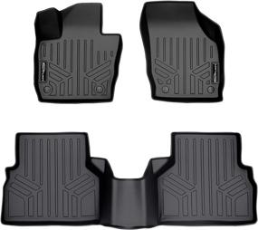 img 4 attached to MAXLINER Black Custom Fit Floor Mats 2 Row Liner Set for All 2015-2018 Audi Q3 Models