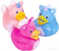 🦄 rhode island novelty - one dozen 2 inch unicorn rubber duckies logo