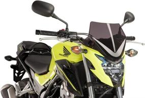 img 1 attached to Enhanced Puig 9462F Windshield for Honda Rebel 500 17-21 C/Dark Smoke - A New Generation Upgrade