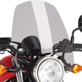 img 2 attached to Enhanced Puig 9462F Windshield for Honda Rebel 500 17-21 C/Dark Smoke - A New Generation Upgrade