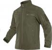water-resistant softshell tactical jacket for men - fleece-lined coat with six zippered pockets by magnivit logo