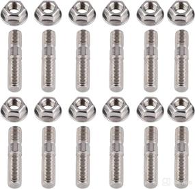 img 4 attached to 🔩 NICECNC Intake Manifold Extended Studs Bolt Kit - 12pcs M10-1.25mm x 48mm for Honda, Nissan, Toyota