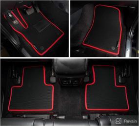 img 2 attached to CLIM ART Honeycomb Custom Fit Floor Mats For Jeep Grand Cherokee 2016-2021 Interior Accessories