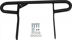 img 3 attached to Black Rear Wide Grab Bar Bumper, Perfectly Compatible With Yamaha Raptor 660 And 660R Models From 2001-2005