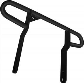 img 1 attached to Black Rear Wide Grab Bar Bumper, Perfectly Compatible With Yamaha Raptor 660 And 660R Models From 2001-2005