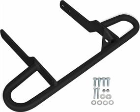 img 2 attached to Black Rear Wide Grab Bar Bumper, Perfectly Compatible With Yamaha Raptor 660 And 660R Models From 2001-2005