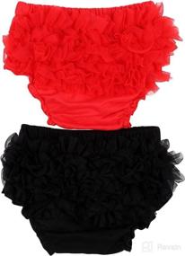 img 4 attached to HOOLCHEAN Infant Girls Ruffle Bloomer Apparel & Accessories Baby Girls in Clothing