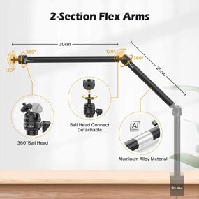 img 3 attached to Flexible 2-Section Magic Arm With 1/4" Interface Mount For Overhead Shooting - PICTRON VIJIM LS06