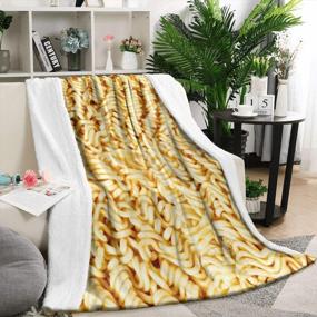 img 3 attached to Soft & Cozy Ramen Noodles Throw Blanket - Perfect For Teens, Boys, Girls And Adults!
