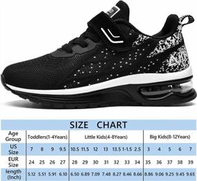 img 3 attached to Autper Kids Air Tennis Running Shoes: Memory Foam Athletic Lightweight Sports Walking Sneakers For Boys & Girls (Little Kid/Big Kid)