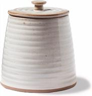 citrine kitchen storage: chic and practical ceramic canister - small monterrey design logo