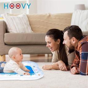 img 2 attached to Hoovy Tummy Time Water Mat: Ultimate Fun-Filled Playtime for Babies and Infants!