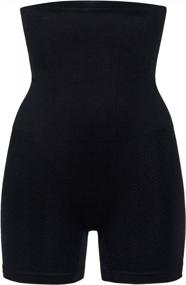 img 1 attached to DODOING Tummy Control Shapewear For Women High Waist Cincher Thigh Slimmer Body Shaper