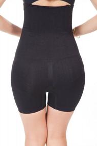 img 2 attached to DODOING Tummy Control Shapewear For Women High Waist Cincher Thigh Slimmer Body Shaper