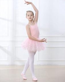 img 2 attached to Graceful Camisole Leotard Dress For Girls In Dance And Gymnastics - Sizes Toddler To Big Girl