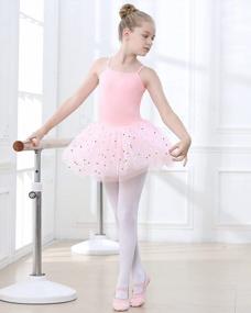 img 3 attached to Graceful Camisole Leotard Dress For Girls In Dance And Gymnastics - Sizes Toddler To Big Girl