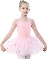 graceful camisole leotard dress for girls in dance and gymnastics - sizes toddler to big girl logo