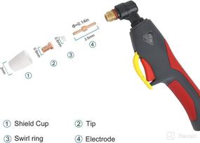 img 1 attached to HEROCUT PT31 Plasma Cutter Consumables, Compatible with CUT35, 🔥 CUT40, CUT45, CUT50 and Plasma Cutter Torch PT31 LG40 (110)...