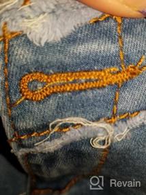 img 8 attached to Головокружительный стиль: женские джинсовые эластичные мини-шорты Romanstii с заниженной талией и сексуальным вырезом