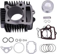 🔧 engine cylinder body (52.4mm) with gaskets & piston - fits 90cc, 110cc, 125cc horizontal engines for atv quad dirt bike, pit bike, tao tao, coolster, 4 wheeler, dune buggys, cr110 логотип