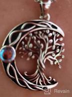 img 1 attached to 925 Sterling Silver Celtic Knot Pendant Necklace With Abalone Shell - Tree Of Life Jewelry For Women review by Kenny Noel