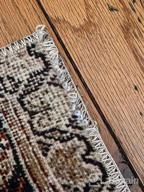 img 1 attached to Loloi II Layla Collection Spice/Marine Traditional 7'6"X9'6" Area Rug - LAY-02 review by Rachel Marie
