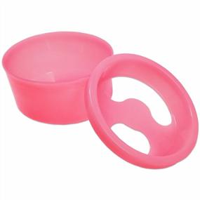 img 2 attached to Round Pink Manicure Bowls For Nail Art Soak Treatment - Beauticom, 1 Piece