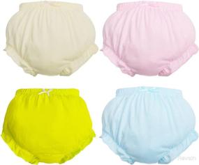 img 3 attached to 🩲 Breathe Easy with Orinery Cotton Baby Girl Underwear: 6-Pack Assorted Boxer Briefs for Infants and Toddlers