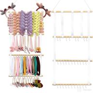 🎀 yotako bow holder: organize baby girl's hair bows and headbands with this white wall/closet organizer logo