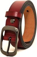 womens genuine leather single buckle women's accessories : belts логотип