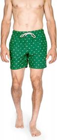 img 3 attached to Elastic Waist Drawstring Swim Shorts For Men - Available In Sizes Small To 2XL By Visive