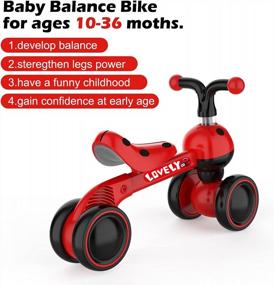 img 2 attached to Gift The Perfect 1St Birthday Present: Baby Balance Bike For 10-36 Month Old Boys & Girls!