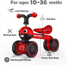 img 1 attached to Gift The Perfect 1St Birthday Present: Baby Balance Bike For 10-36 Month Old Boys & Girls!