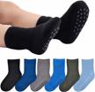 stay toasty with jormatt's non-slip toddler thermal socks - 6 adorable pairs for boys and girls logo