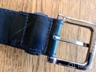 img 1 attached to Premium Metro Black Nickel Free Belt - Must-Have Men's Accessory for Style and Comfort review by Bryan King