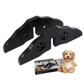 img 4 attached to 🔧 360 Degree Configurable Support Feet for Wooden Pet Gate - Set of 2, Designed for 0.75 Inches Thickness Panel