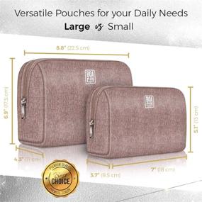 img 2 attached to Travel In Style With A Versatile Makeup Bag - Large Pouch With Multiple Compartments For Women And Girls