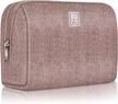 travel in style with a versatile makeup bag - large pouch with multiple compartments for women and girls logo