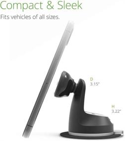 img 3 attached to 📱 IOTTIE ITap 2 Magnetic Dashboard Car Mount Holder for iPhone XS Max, XR, 8 Plus, 7, Samsung Galaxy S10E, S9, S8, Note 9 & Other Smartphones