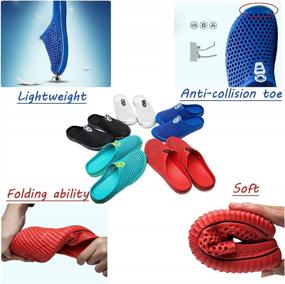 img 1 attached to PHILDA 👣 Breathable Outdoor Sandals Slippers