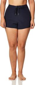 img 4 attached to Nautica Standard Boardshort Adjustable Waistband Women's Clothing ~ Swimsuits & Cover Ups