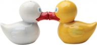 🦆 just duckie magnetic salt & pepper shakers set by pacific giftware logo