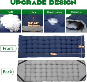 img 2 attached to Comfortable And Portable Camping Bed For Adults - NAIZEA Folding Cot With Mattress And Carry Bag