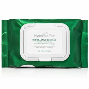 img 4 attached to Hydrate And Nourish Your Skin With HydroPeptide HydroActive Cleanse Micellar Facial Cloths - 30 Count Pack Of 1