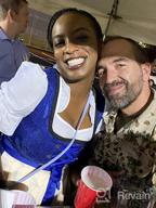 img 1 attached to Oktoberfest Costume For Women: German Bavarian Beer Girl Dirndl Dress - 3-Piece Set By JASAMBAC review by Michael Hicks